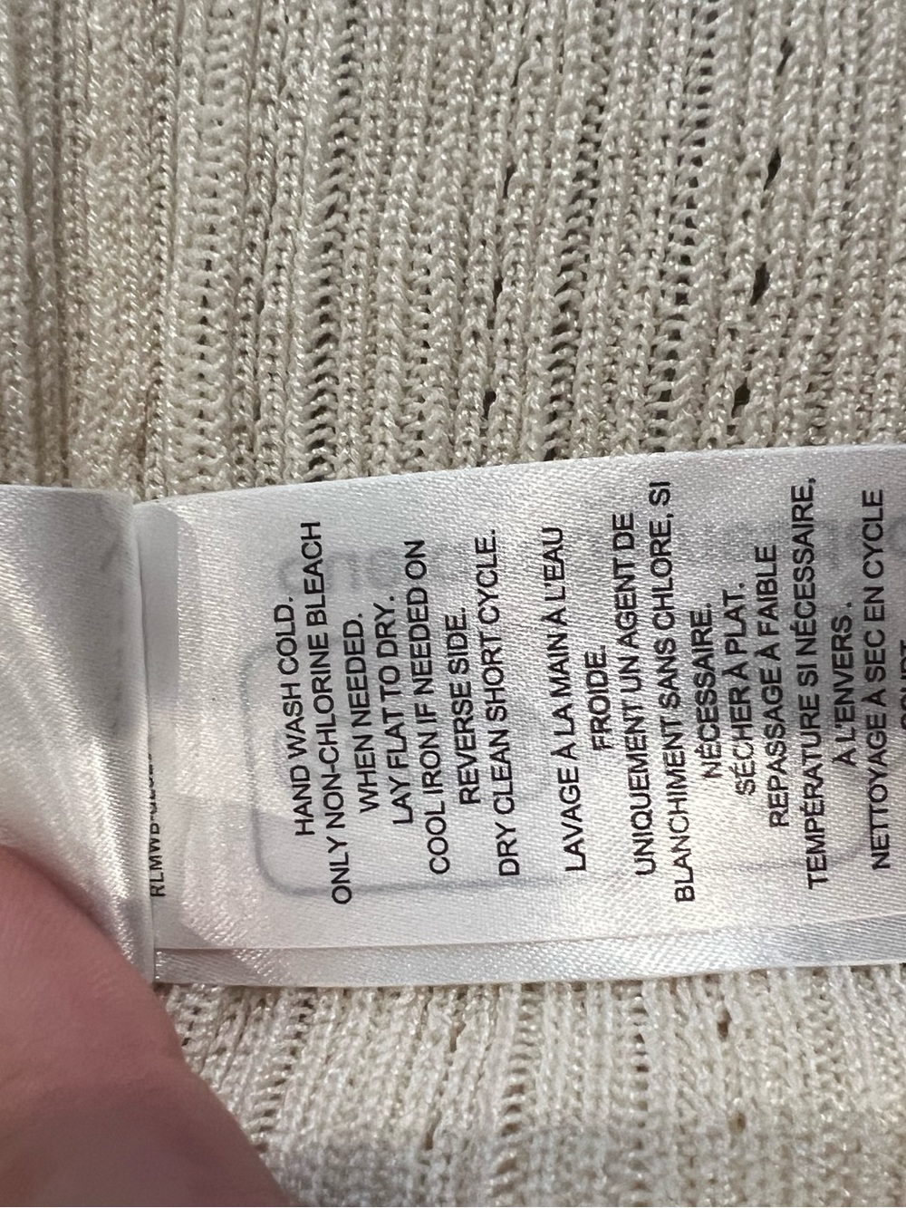 Ralph Lauren Cream Short-Sleeve Knit Polo Top - Picture 15 of 16